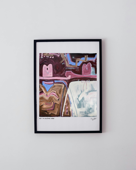 Hey I'm Gliding Here (Print & Canvas)